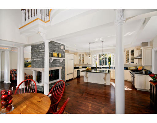 55 Sandy Pond Road Lincoln, MA 01773 - Photo 5 of 14 a living room with fireplace furniture and a wooden floor