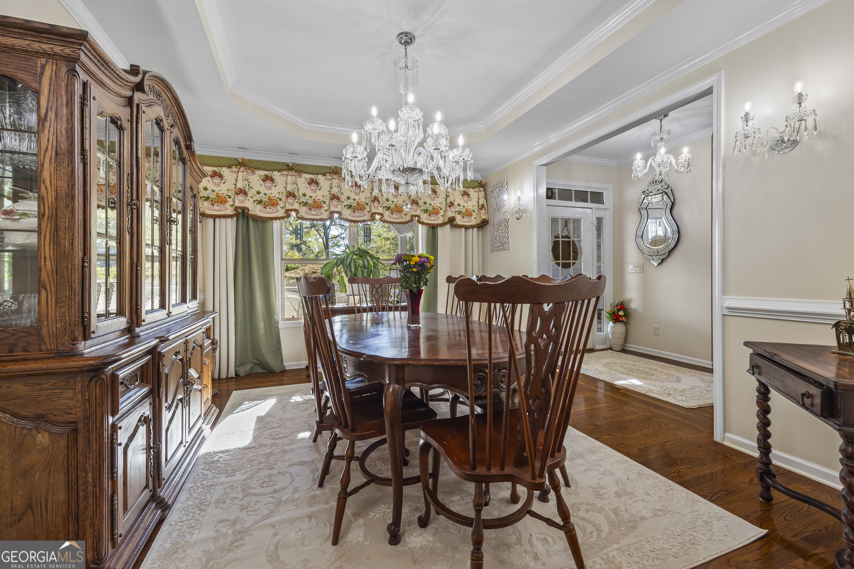 135 Canters Run Homer, GA 30547 - Photo 21 of 96 a view of a dining room with furniture and chandelier