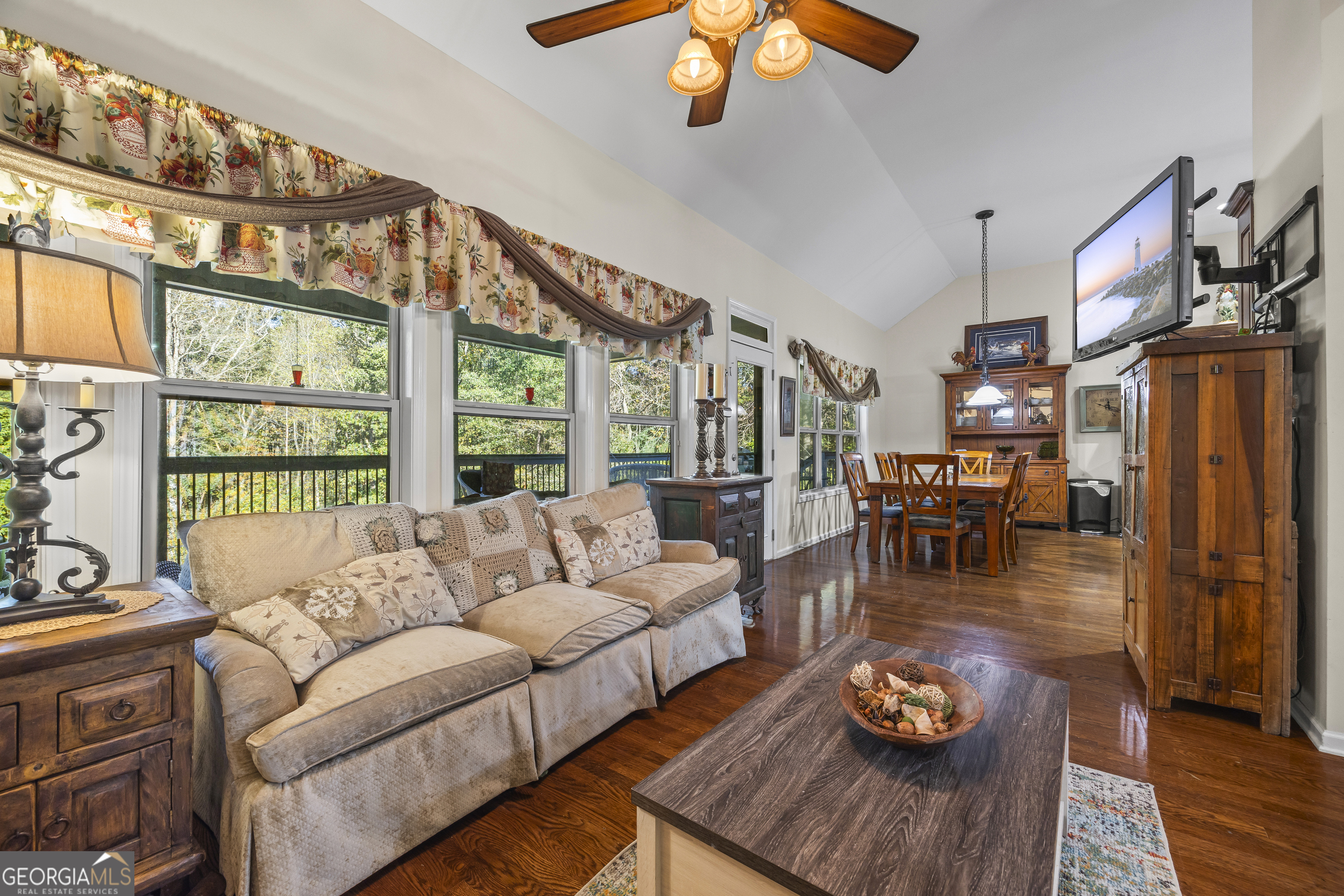 135 Canters Run Homer, GA 30547 - Photo 32 of 96 a living room with furniture and a large window
