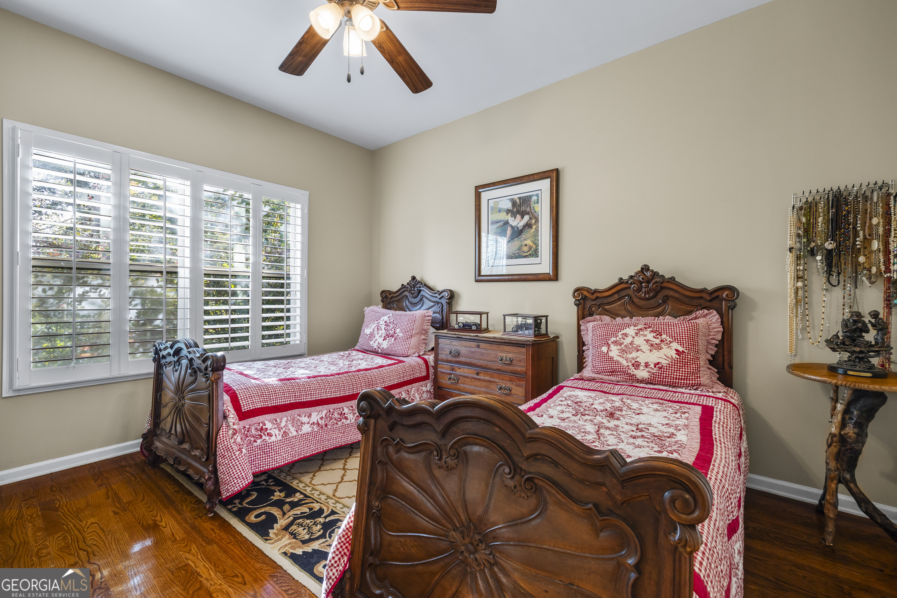 135 Canters Run Homer, GA 30547 - Photo 41 of 96 a bedroom with two beds and a large window