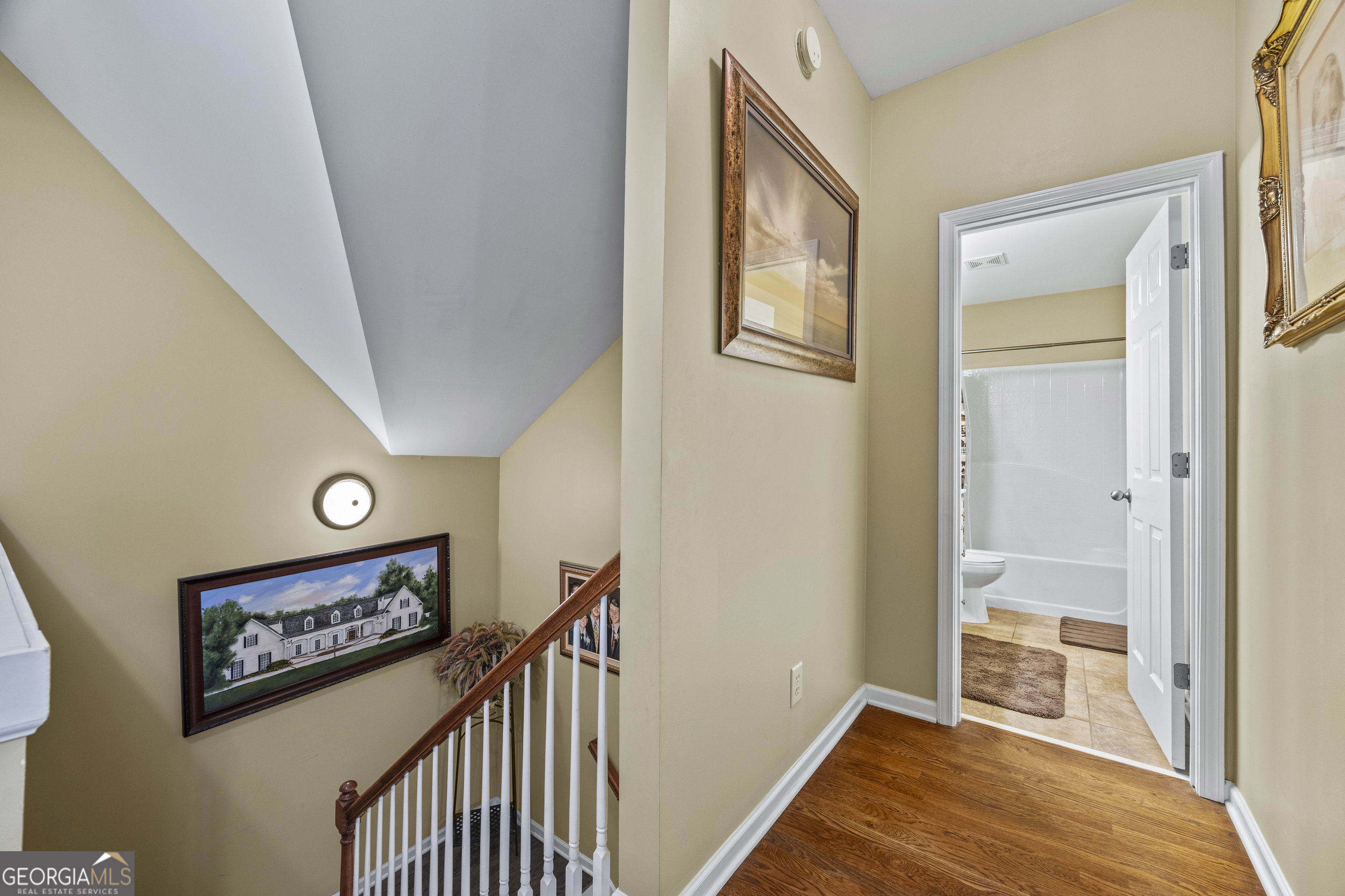 135 Canters Run Homer, GA 30547 - Photo 58 of 96 a view of a hallway with workspace