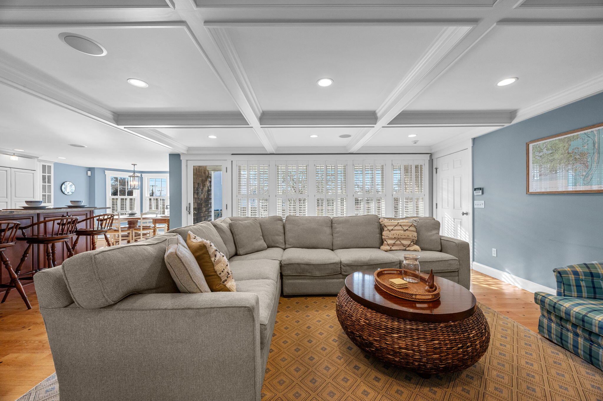 404 Stage Harbor Road Chatham, MA 02633 - Photo 28 of 94 a living room with furniture a rug and a table