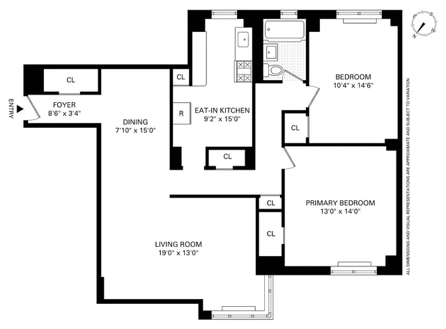 $998,000 | 417 Grand Street, Unit D605 | Lower East Side