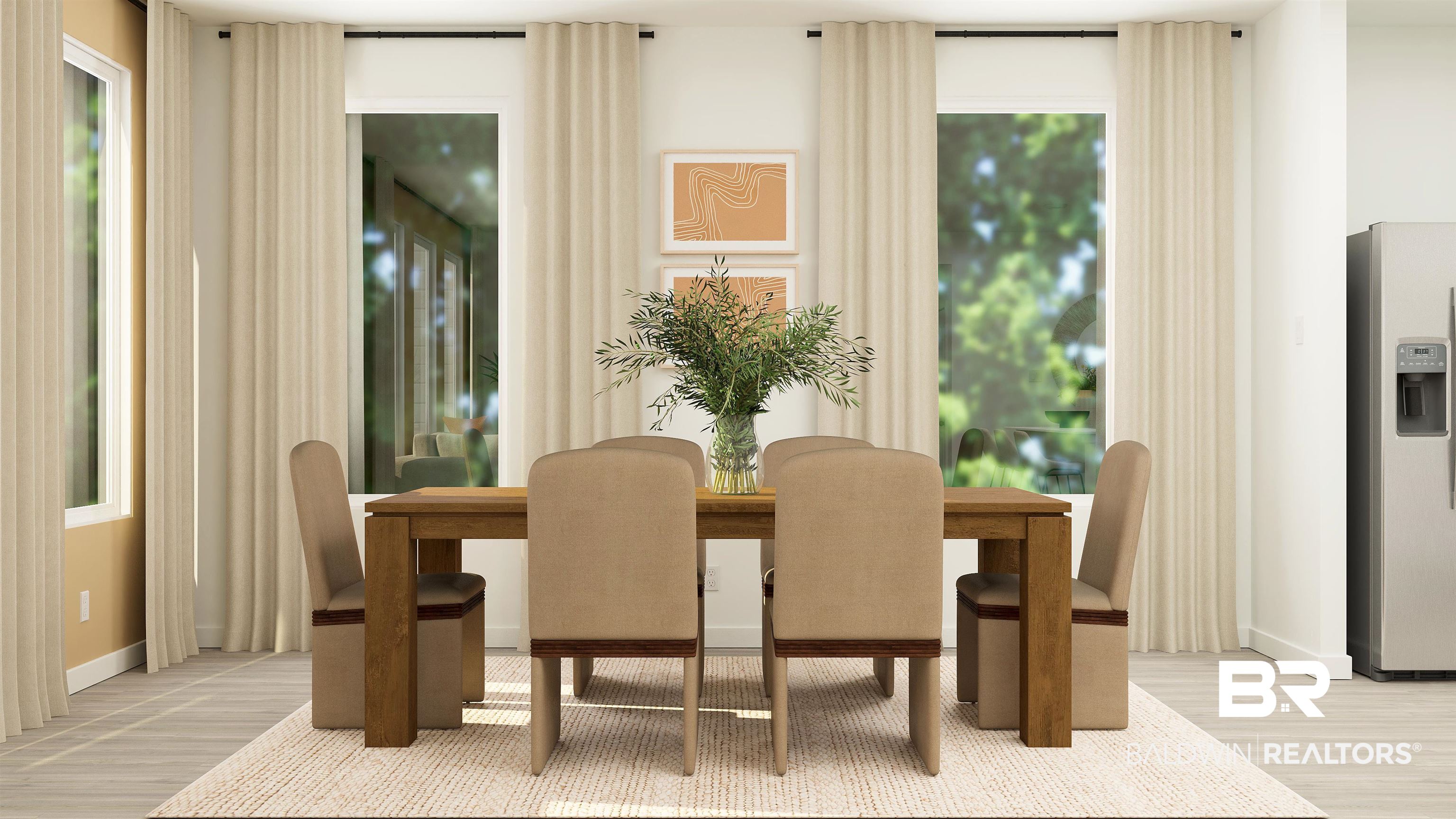 1190 Madera Circle Foley, AL 36535 - Photo 4 of 24 Dining room featuring light wood-type flooring and baseboards