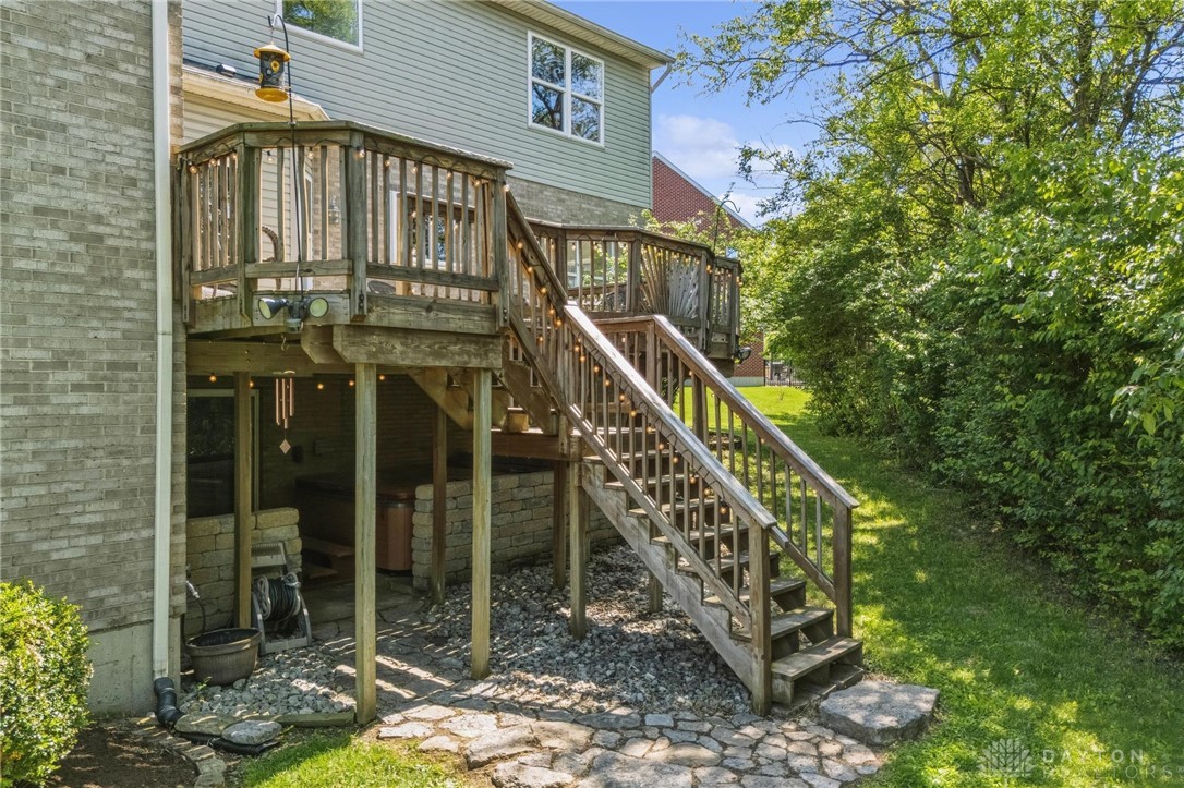 70 Martin Lane Springboro, OH 45066 - Photo 57 of 69 This multi-level deck provides an idyllic outdoor retreat for relaxation and entertaining.
