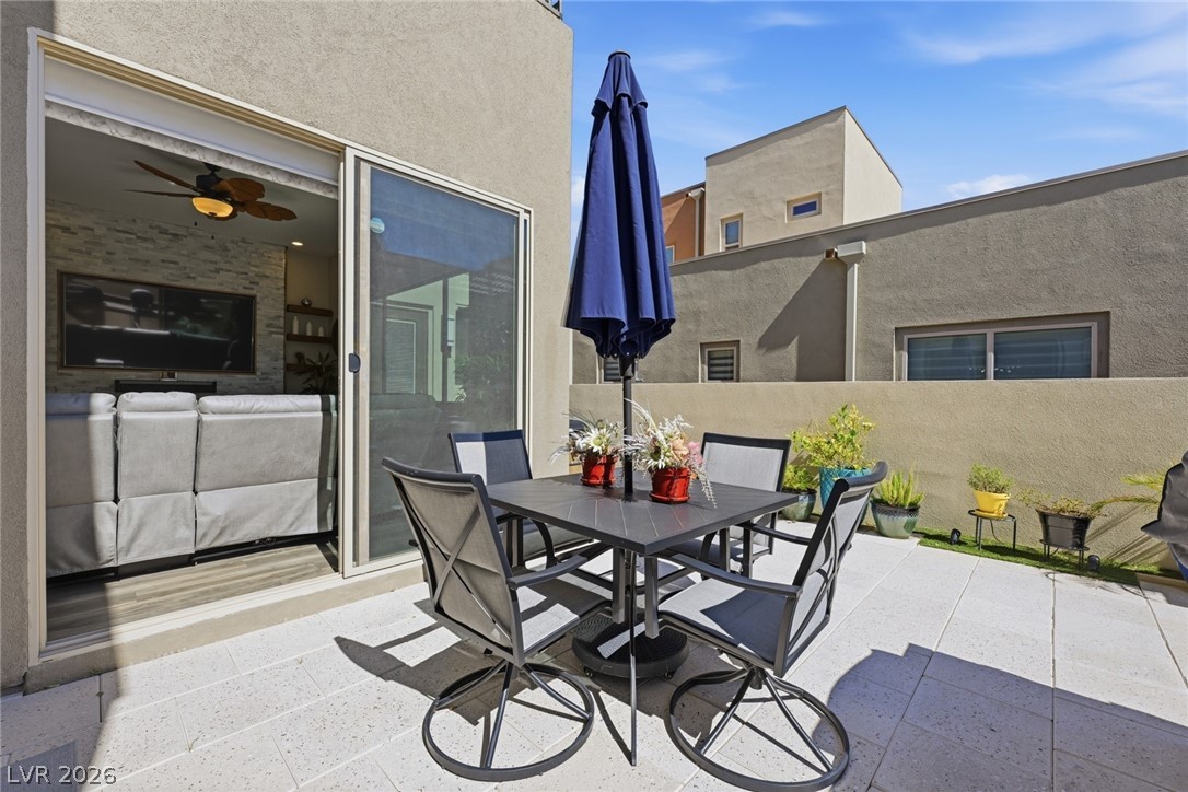 4246 Swift Street Las Vegas, NV 89135 - Photo 46 of 71 View of patio / terrace featuring outdoor dining space