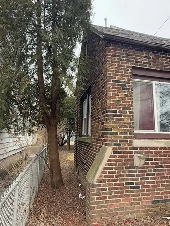 a view of yard covered with snow