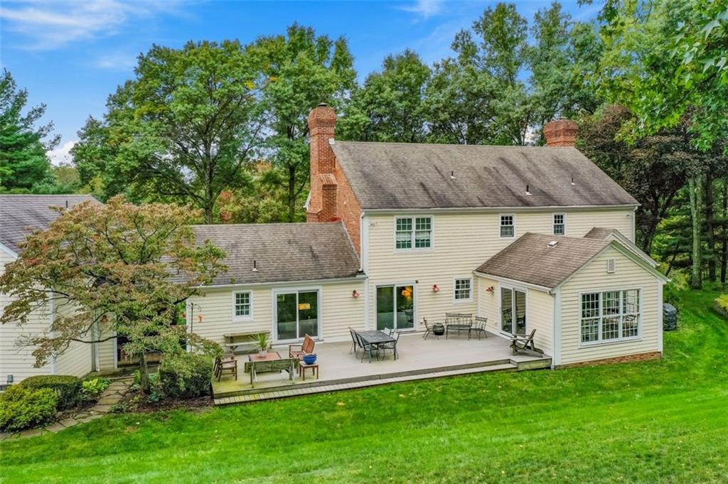 2375 Fairhill Farms Road Sewickley, PA 15143 - Photo 20 of 25 a aerial view of a house with a yard porch and sitting area