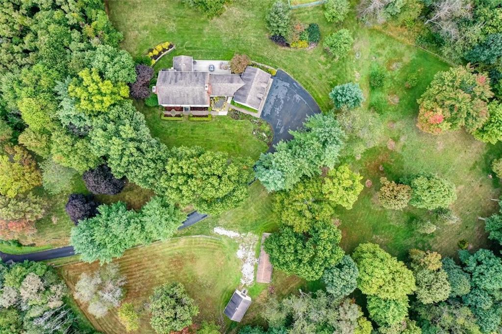 2375 Fairhill Farms Road Sewickley, PA 15143 - Photo 2 of 25 an aerial view of a house with a yard and garden