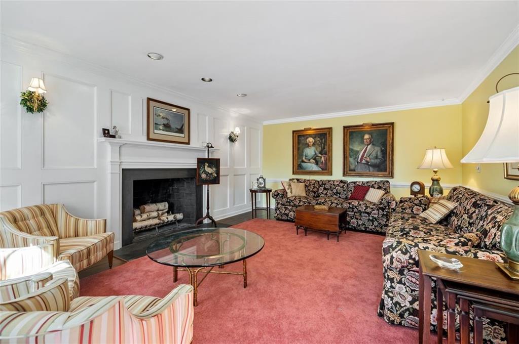 2375 Fairhill Farms Road Sewickley, PA 15143 - Photo 4 of 25 a living room with furniture and a fireplace