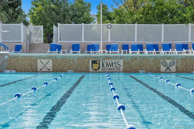 a view of a swimming pool and window
