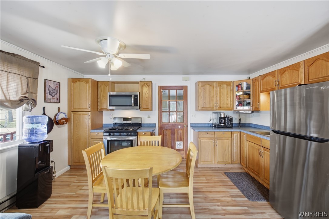 3323 New Road Wilson, NY 14131 - Photo 4 of 25 Very nice kitchen, wood burner off in laundry room