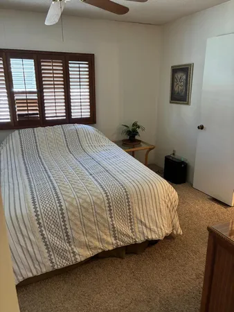 a view of a building from a balcony