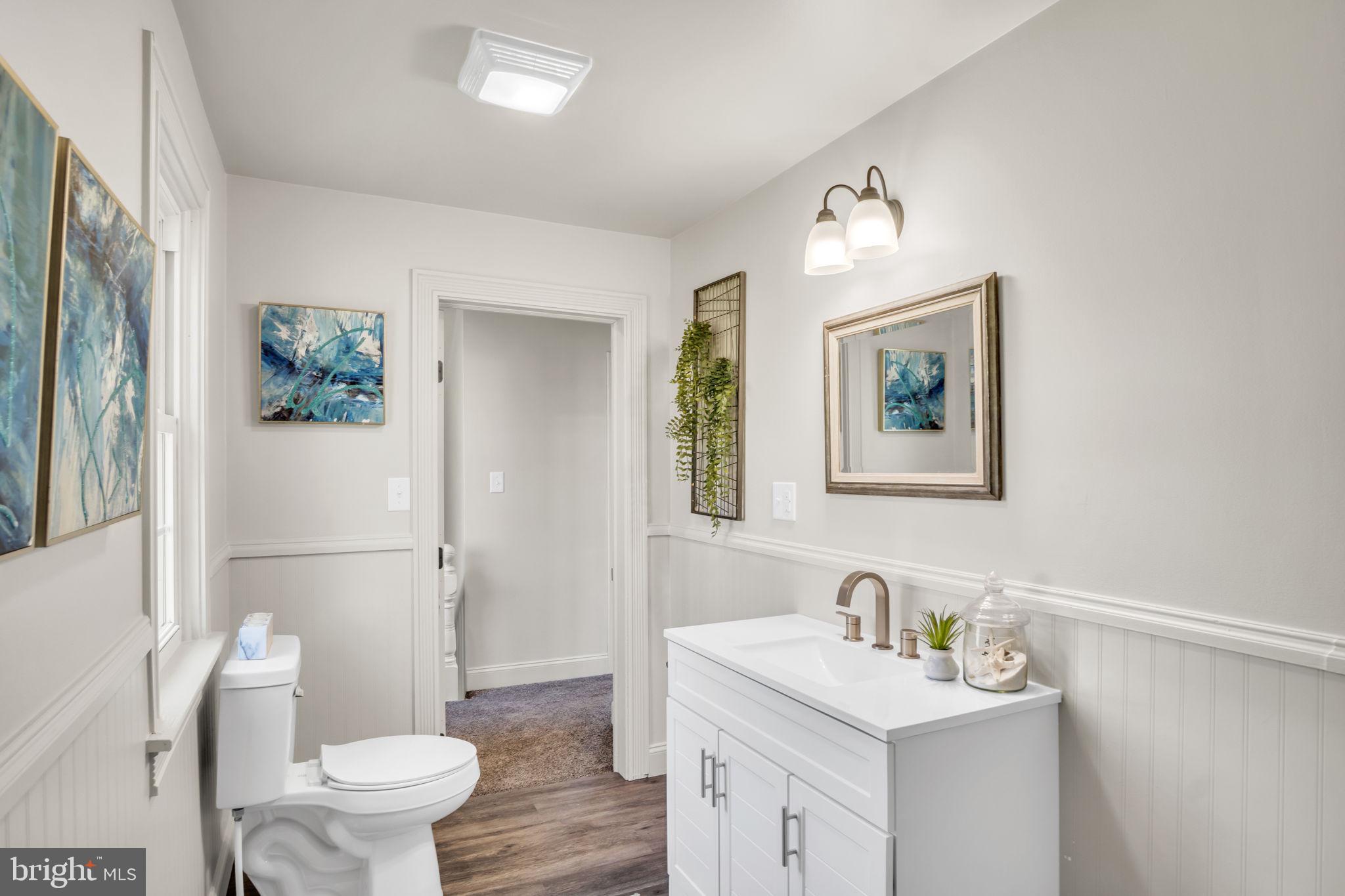 6580 Spring Road Shermans Dale, PA 17090 - Photo 20 of 37 Serene bathroom with coastal accents.