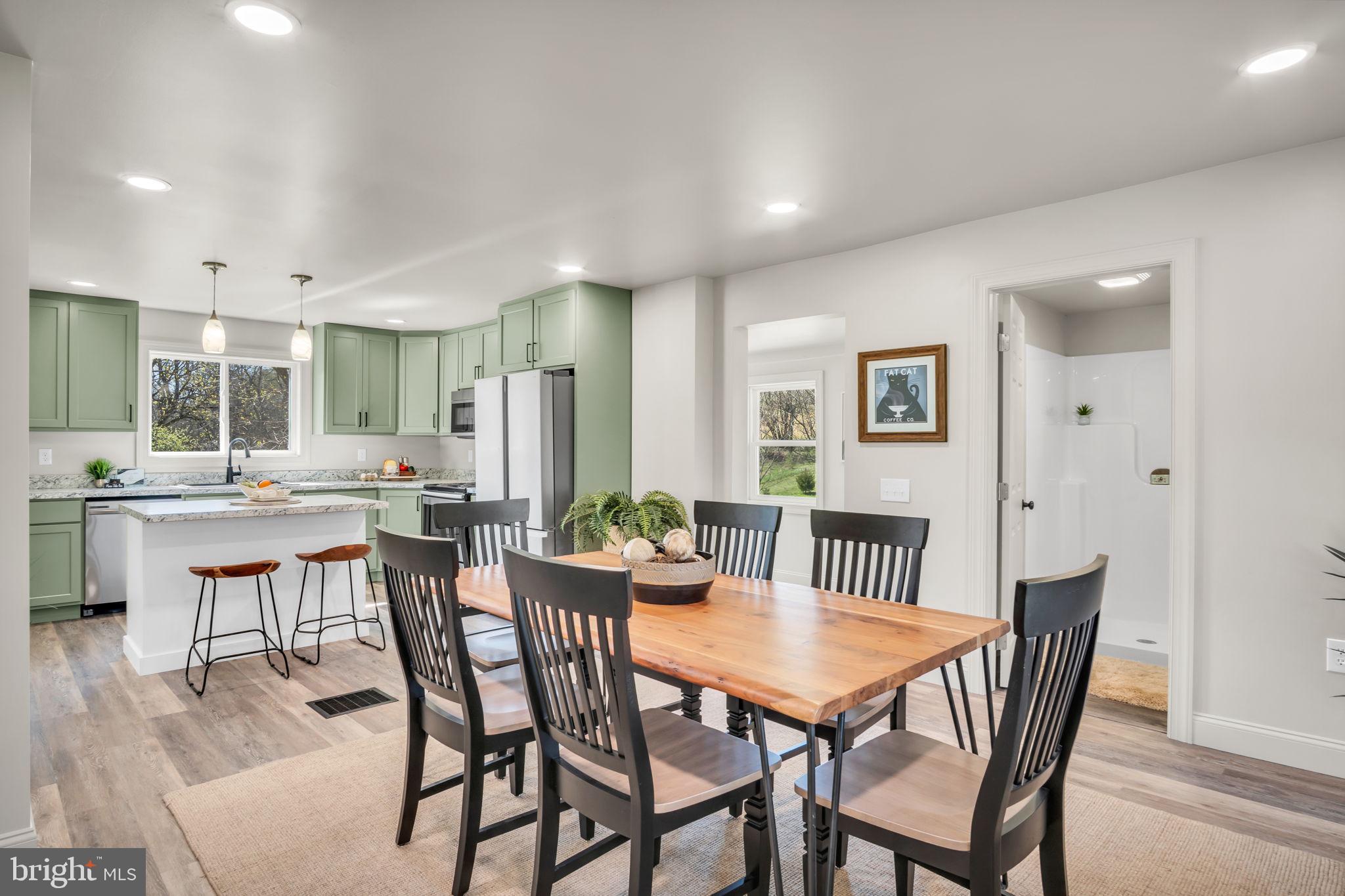 6580 Spring Road Shermans Dale, PA 17090 - Photo 7 of 37 Modern kitchen with inviting dining space.