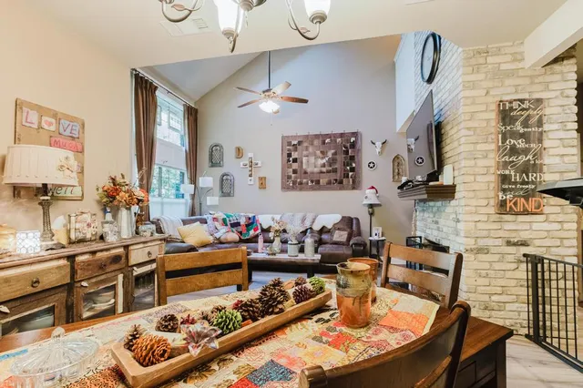 a room with furniture and wooden floor