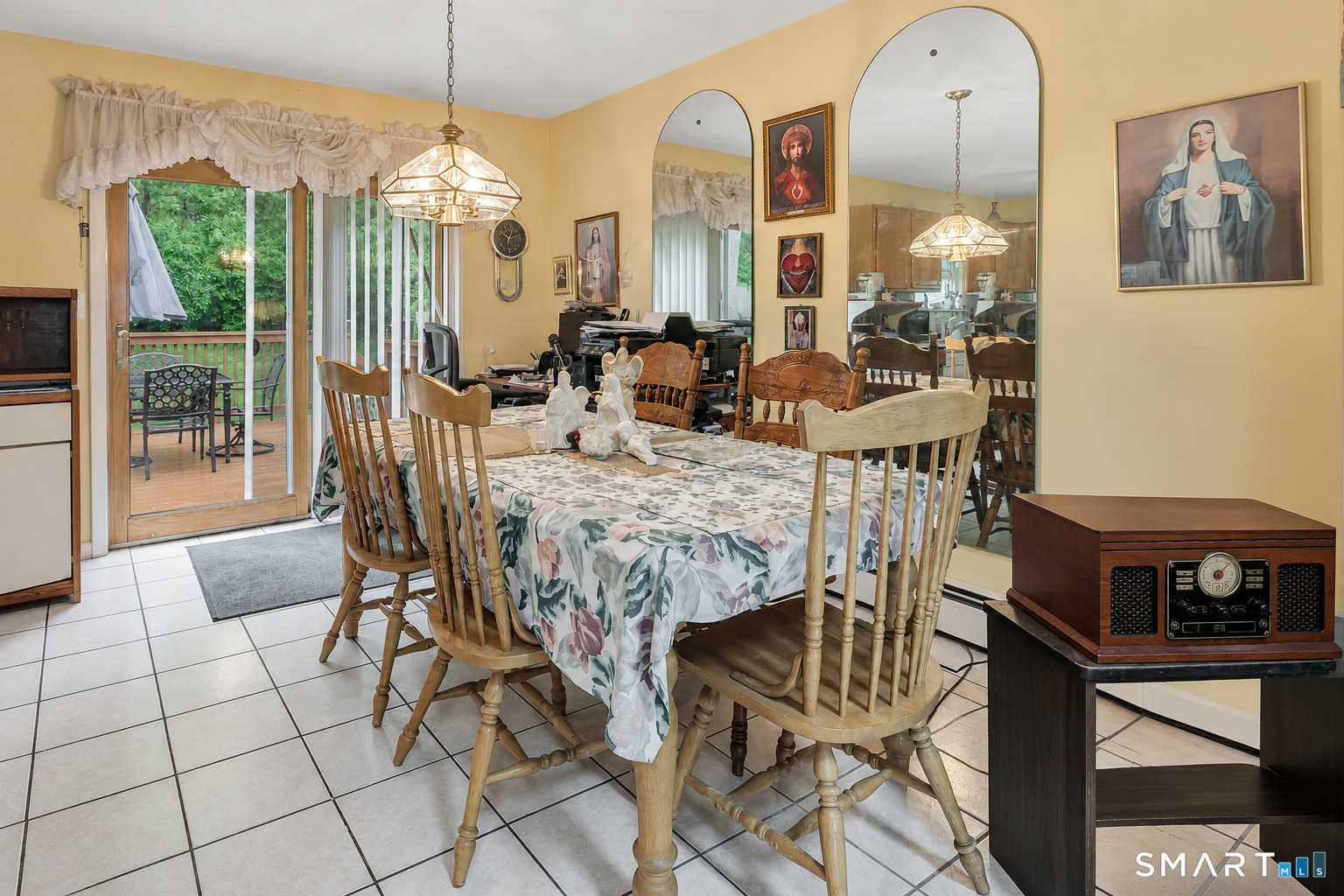 123 River Road Shelton, CT 06484 - Photo 5 of 27 a view of a dining room with furniture window and outside view