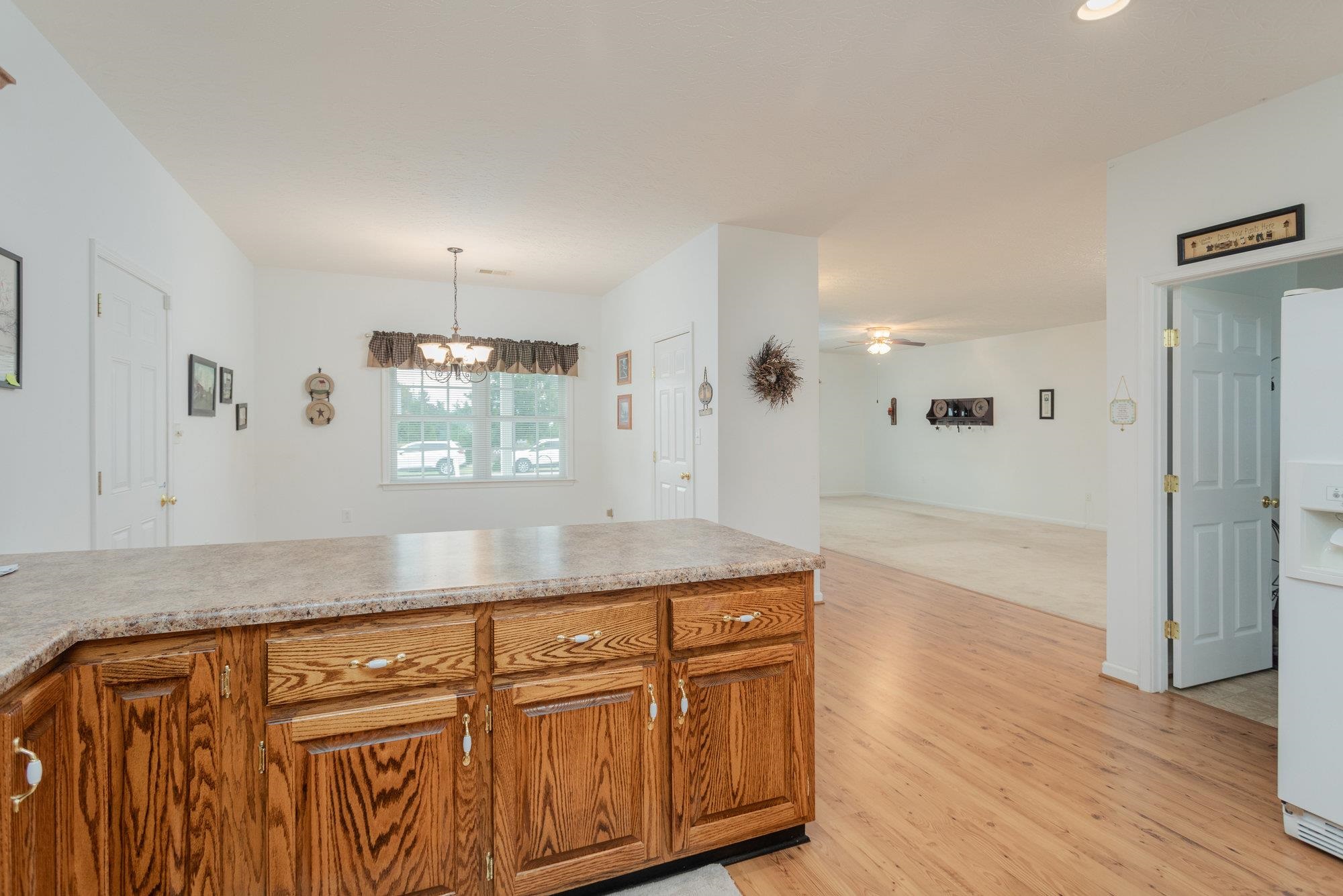 490 Leola Loop Stanley, VA 22851 - Photo 12 of 44 a kitchen with granite countertop a sink and a granite counter tops