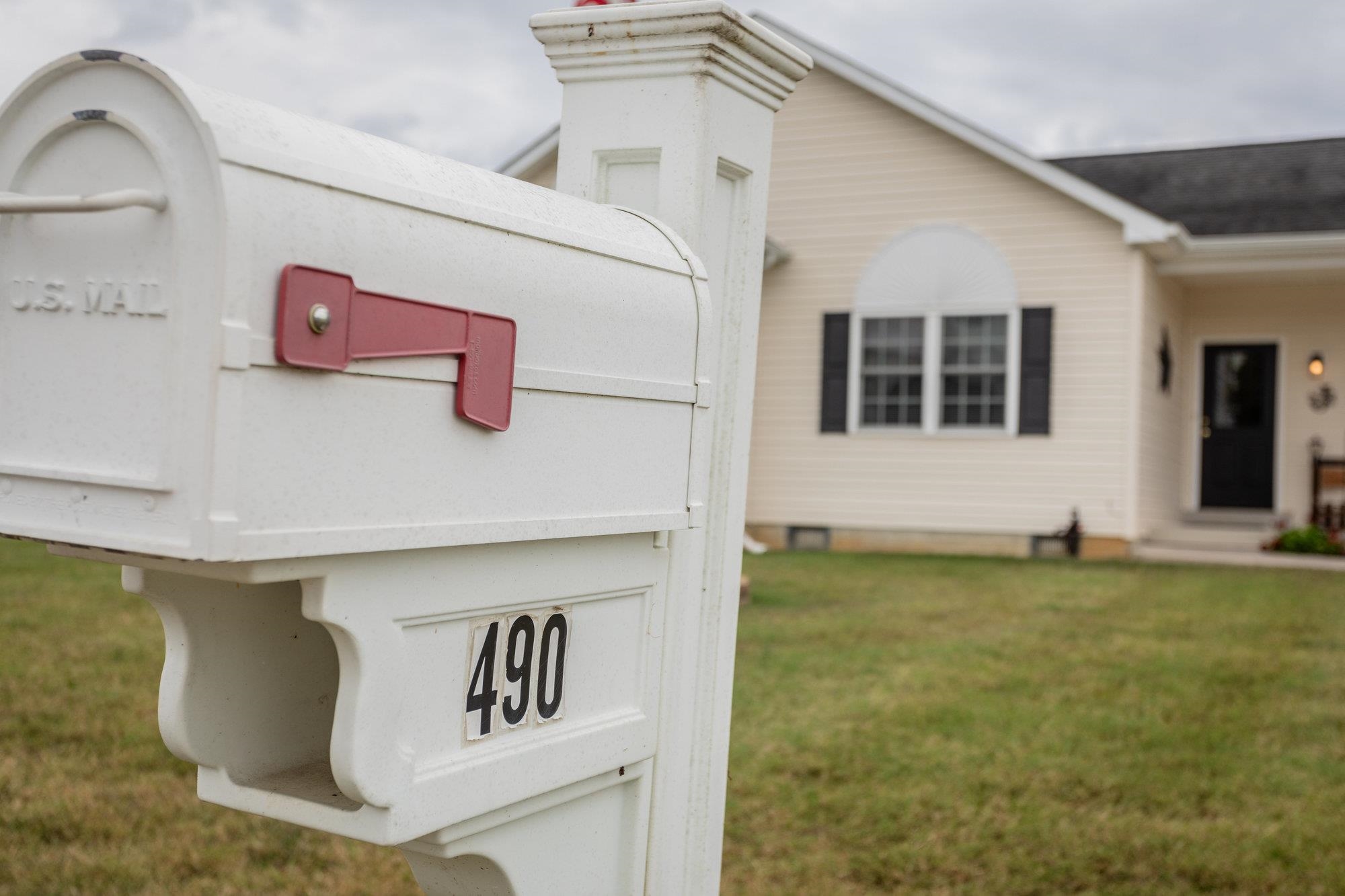 490 Leola Loop Stanley, VA 22851 - Photo 32 of 44 a front view of a house with a yard