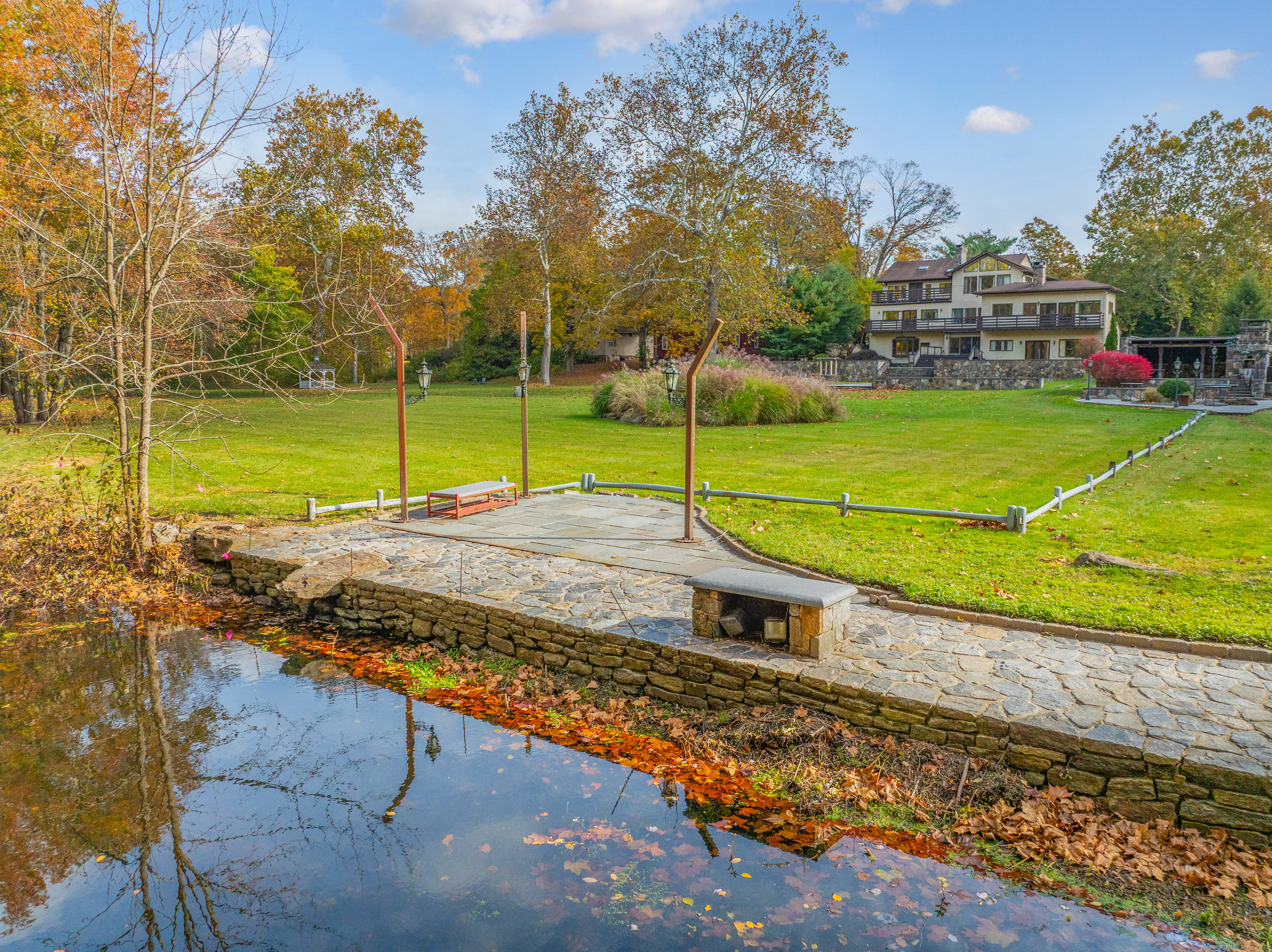 262 Lyons Plain Road Weston, CT 06883 - Photo 7 of 14 a view of a park with large trees