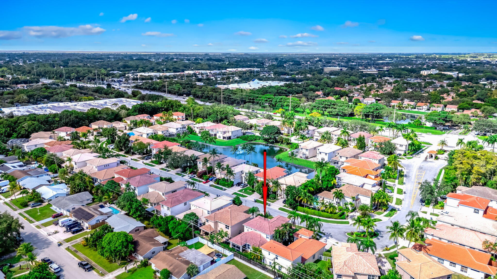 9760 Vineyard Court Boca Raton, FL 33428 - Photo 69 of 75 an aerial view of multiple house