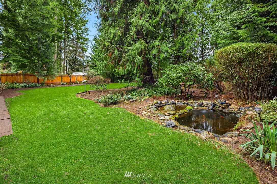 22918 38th Avenue Southeast Bothell, WA 98021 - Photo 27 of 28 a view of a backyard with large trees