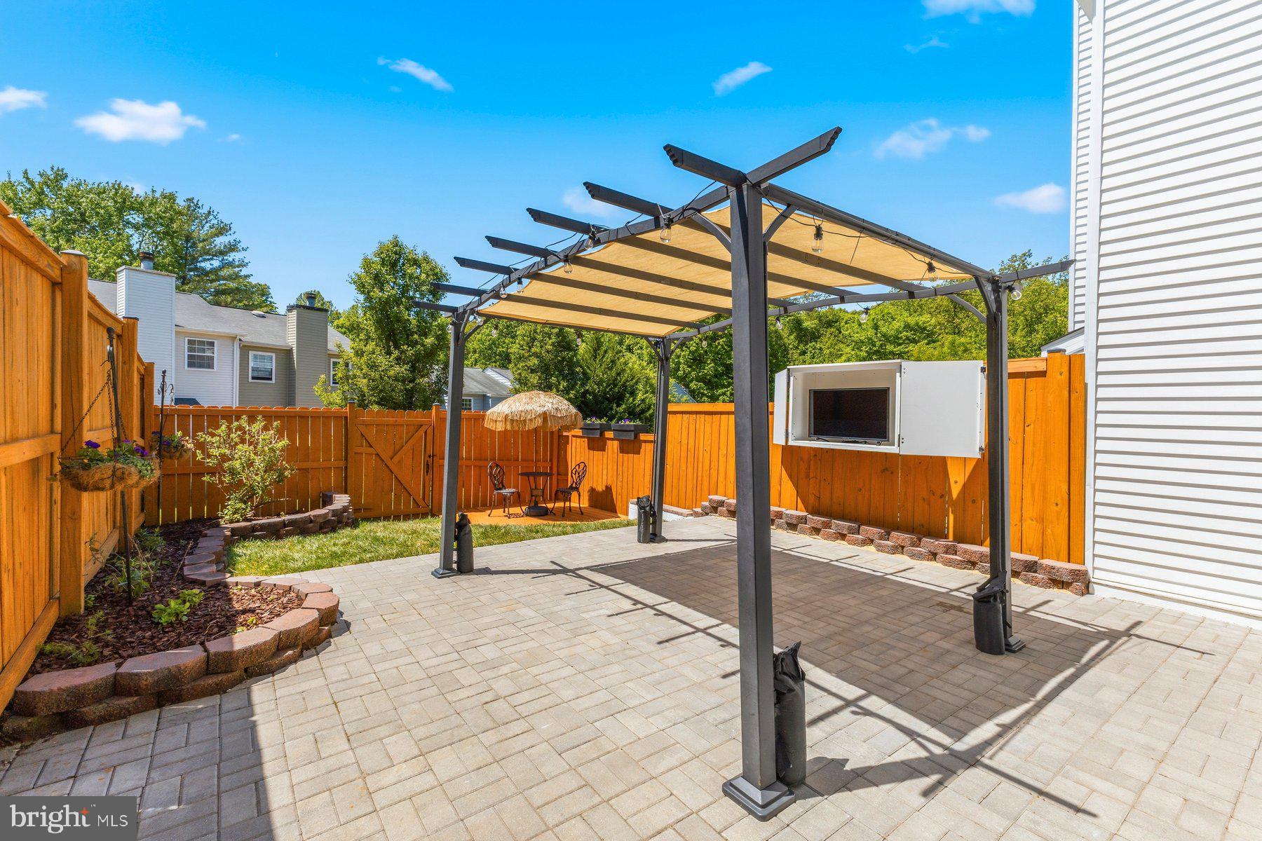 6028 Sweet Dale Court Springfield, VA 22152 - Photo 22 of 29 a view of a patio with a table and chairs