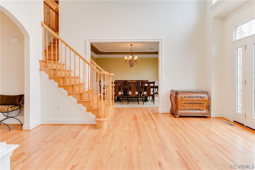 1531 Winterfield Road Midlothian, VA 23113 - Photo 5 of 42 a view of living room with furniture and wooden floor