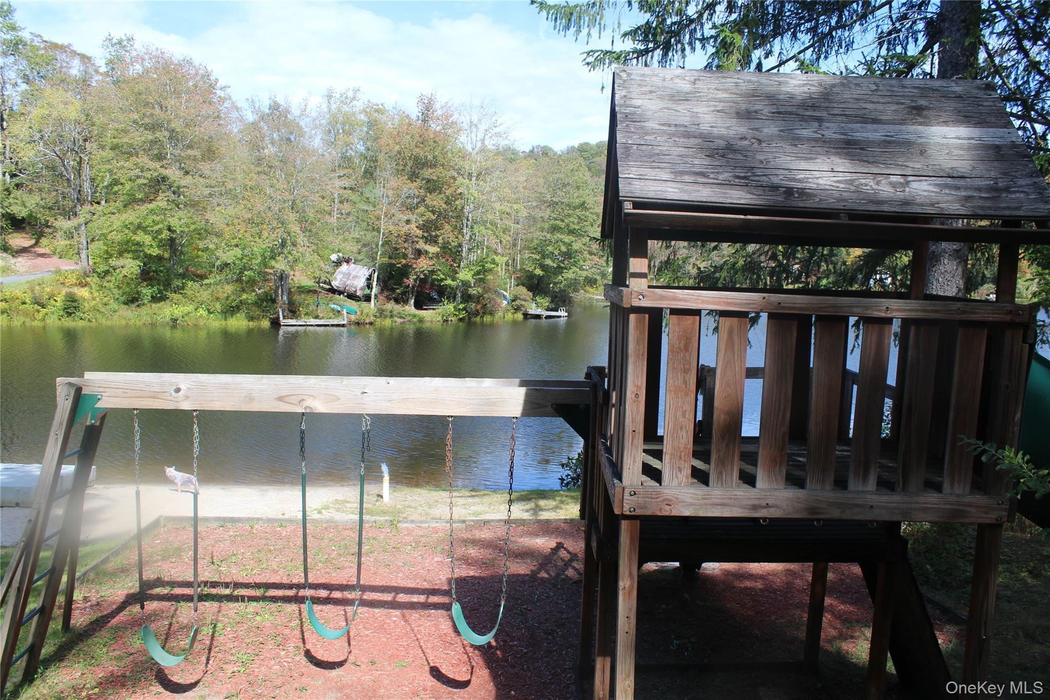 Trout Brook Road Fremont Center, NY 12736 - Photo 17 of 17 a view of a wooden deck and lake view