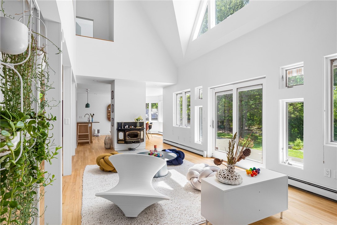860 Curtis Corner Road South Kingstown, RI 02879 - Photo 7 of 50 living room; cathedral ceiling