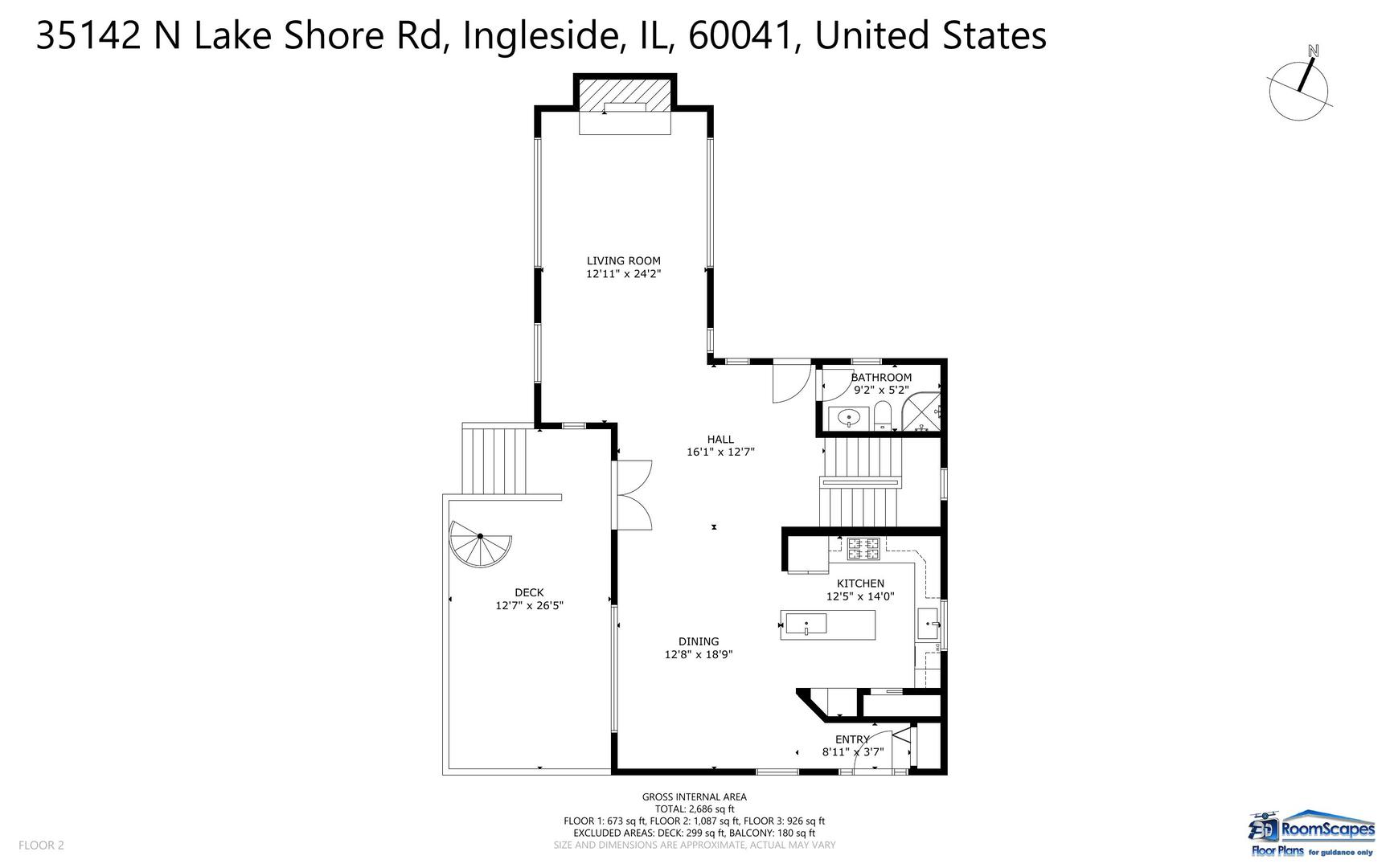 35142 North Lk Shr Road Ingleside, IL 60041 - Photo 30 of 60 a picture of a floor plan