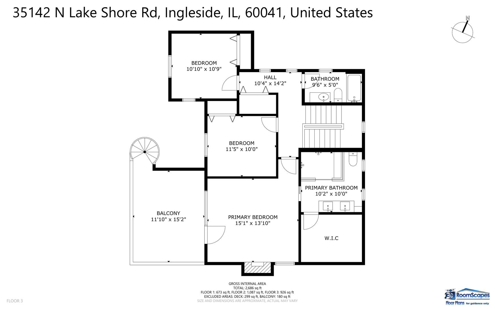 35142 North Lk Shr Road Ingleside, IL 60041 - Photo 31 of 60 a picture of a floor plan