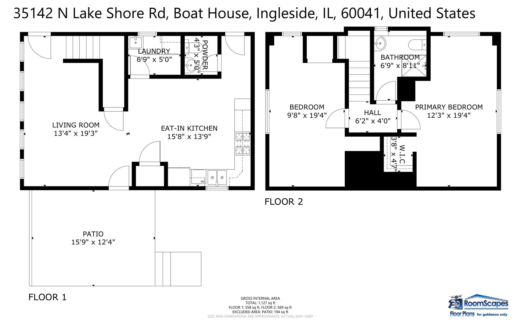 35142 North Lk Shr Road Ingleside, IL 60041 - Photo 56 of 60 a picture of a floor plan