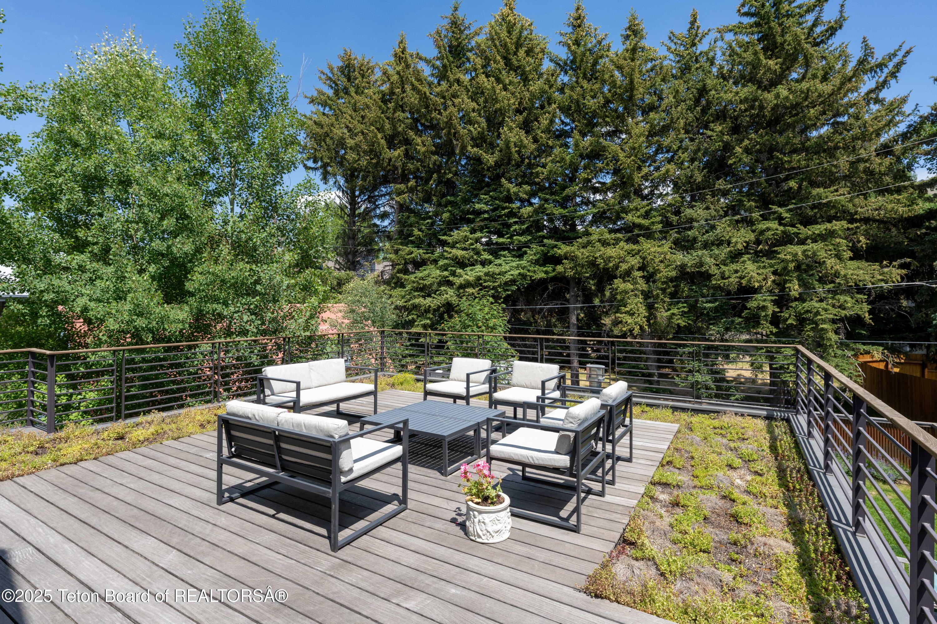 150 North Jean Street Jackson, WY 83001 - Photo 26 of 33 Upstairs Patio