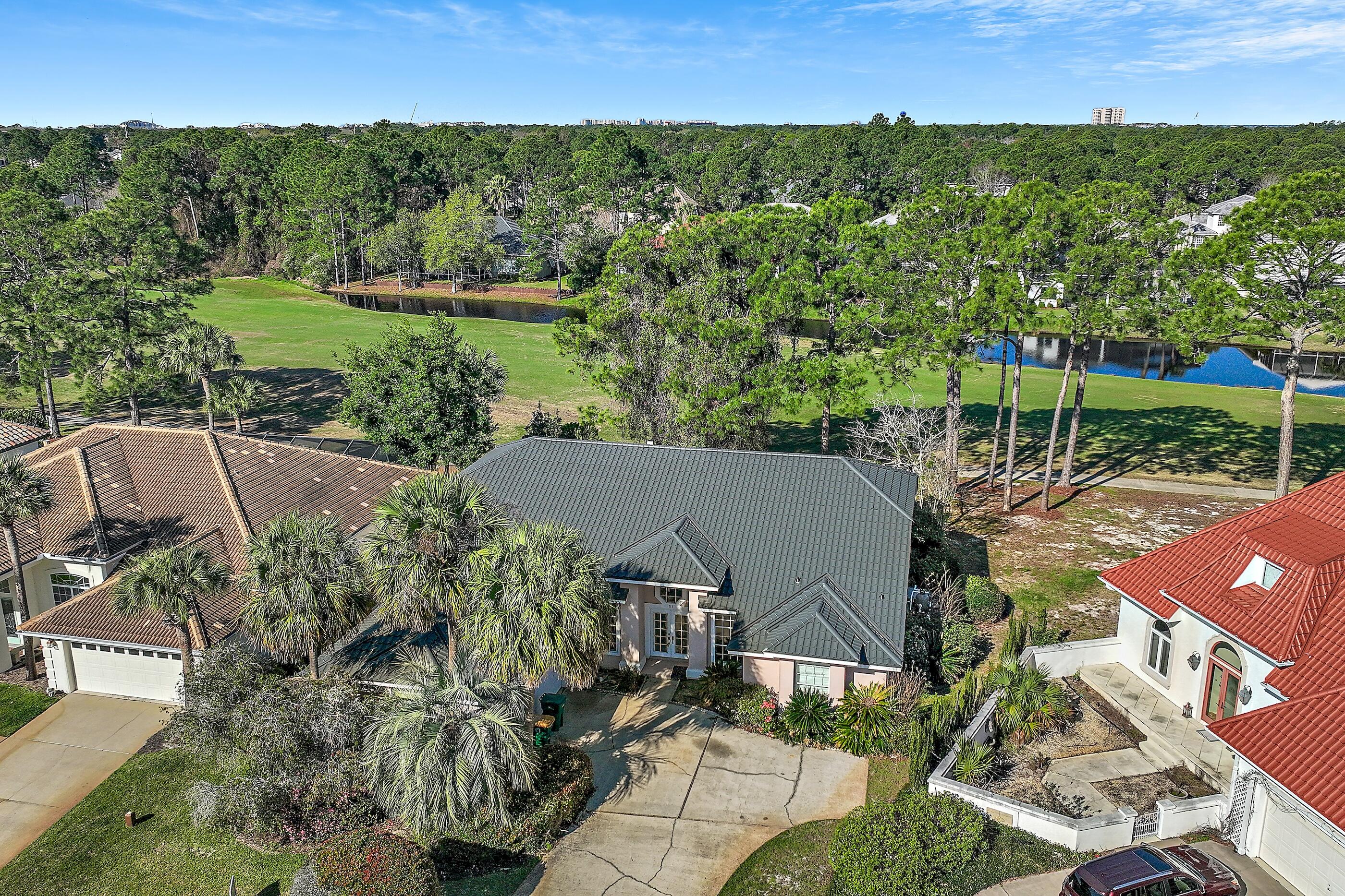 115 Garnet Place Destin, FL 32541 - Photo 4 of 21 an aerial view of a house with outdoor space and street view