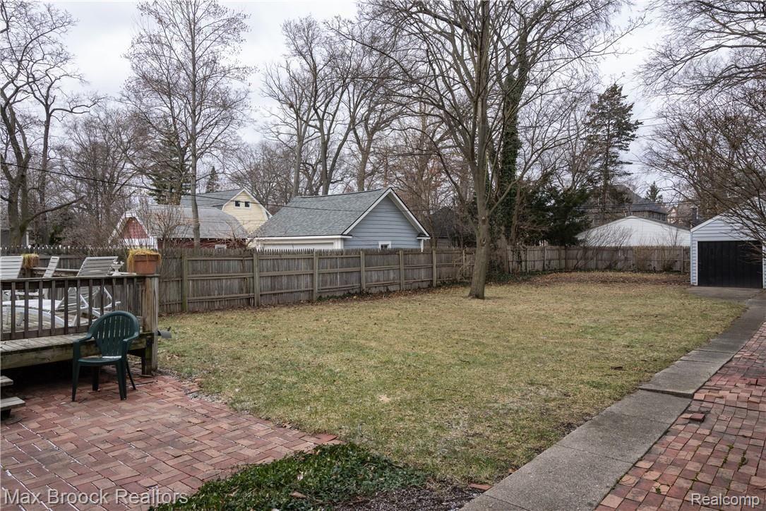 14 Hanover Road Pleasant Ridge, MI 48069 - Photo 22 of 22 Back Yard