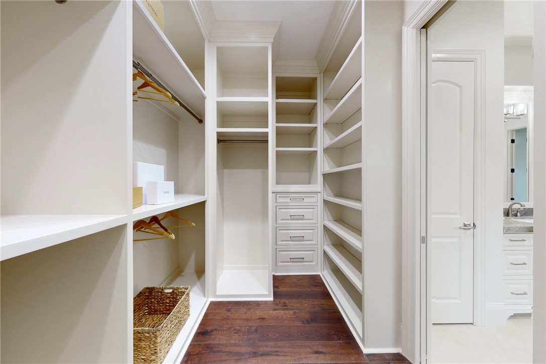 3317 Legacy Court Bryan, TX 77802 - Photo 15 of 28 a view of walk in closet with empty racks