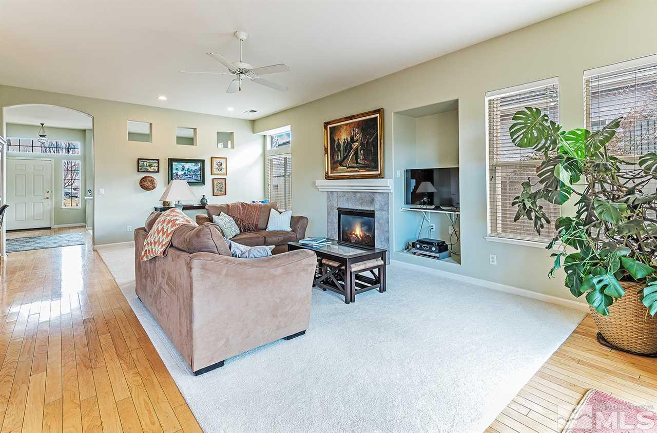 10535 Arbor Way Reno, NV 89521 - Photo 12 of 19 a living room with furniture and a fireplace
