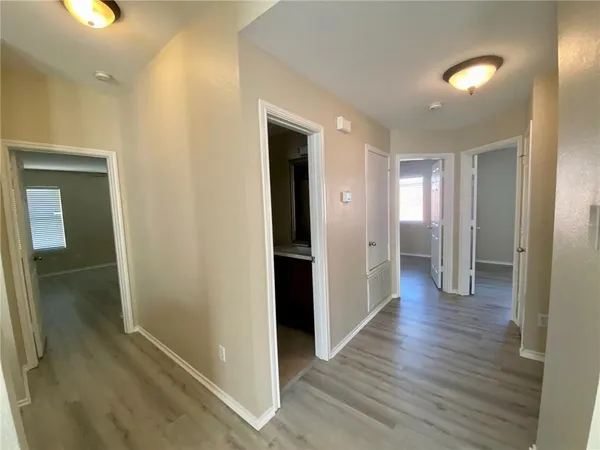 wooden floor in a gallery