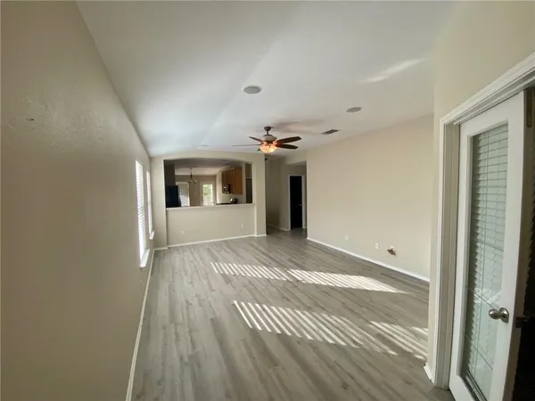 a view of a livingroom with a furniture