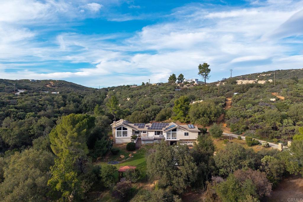 23002 Japatul Valley Road Alpine, CA 91901 - Photo 57 of 65 an aerial view of residential house with green space
