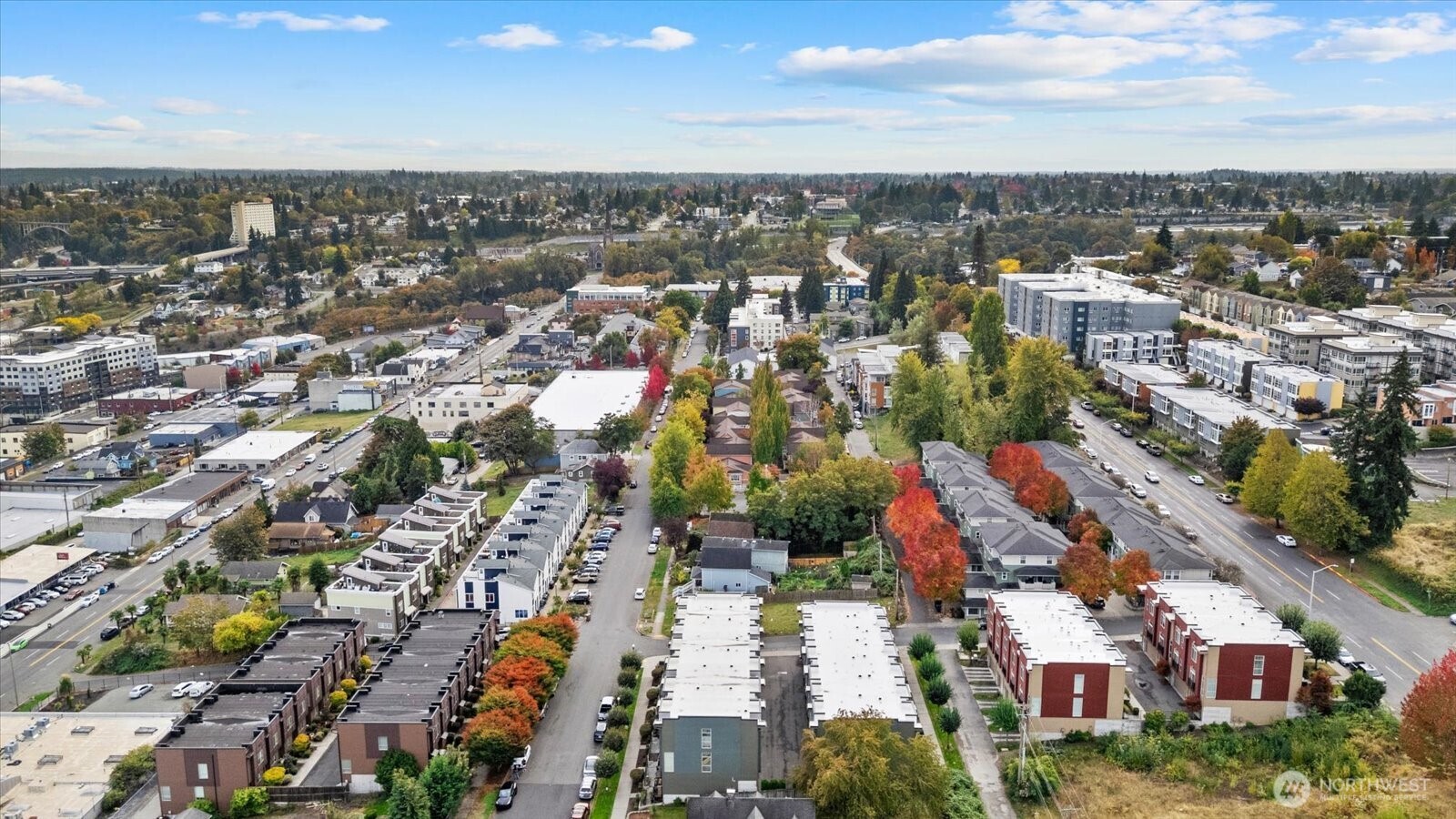 2132 South G Street Tacoma, WA 98405 - Photo 36 of 40 an aerial view of residential houses with city view