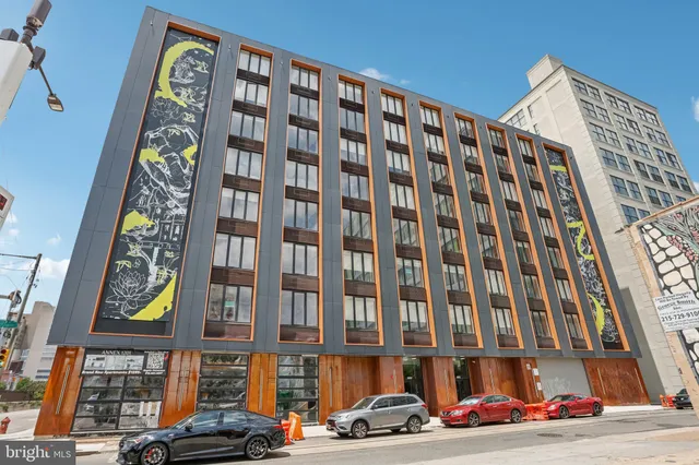 a front view of a building