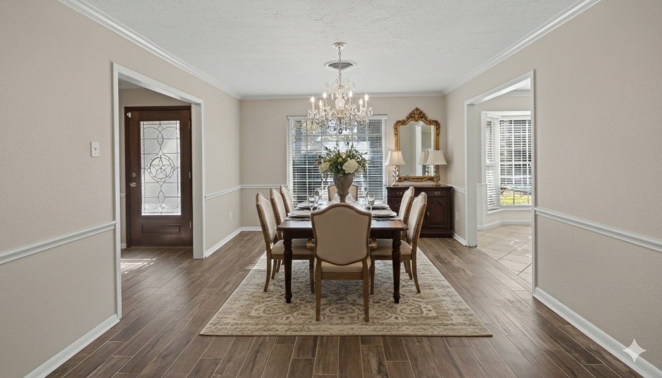 1431 Walnut Lane Houston, TX 77339 - Photo 7 of 47 a dining room with furniture and window
