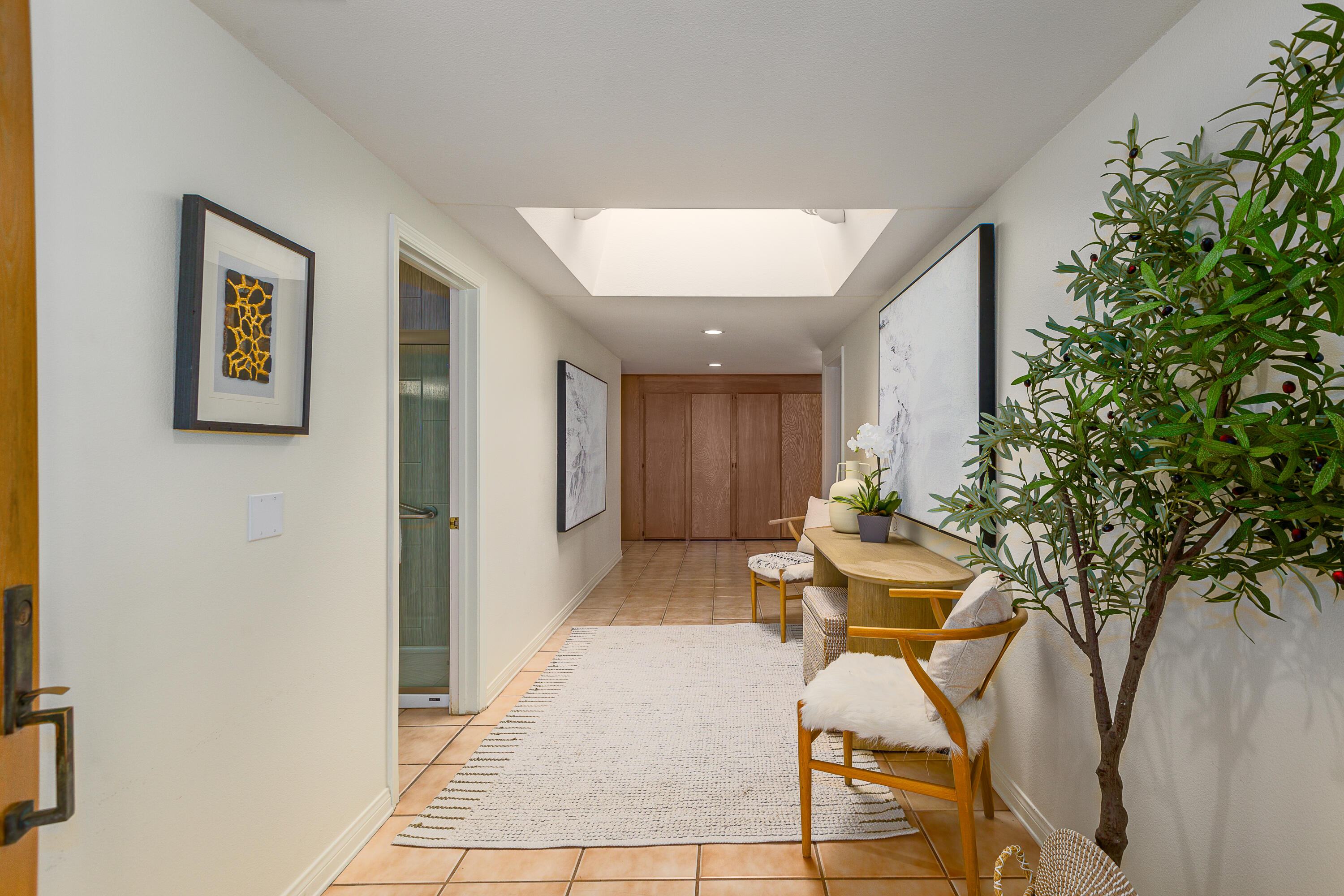 5615 Via Ravenna Goleta, CA 93117 - Photo 3 of 32 Entry Hall with bright skylight