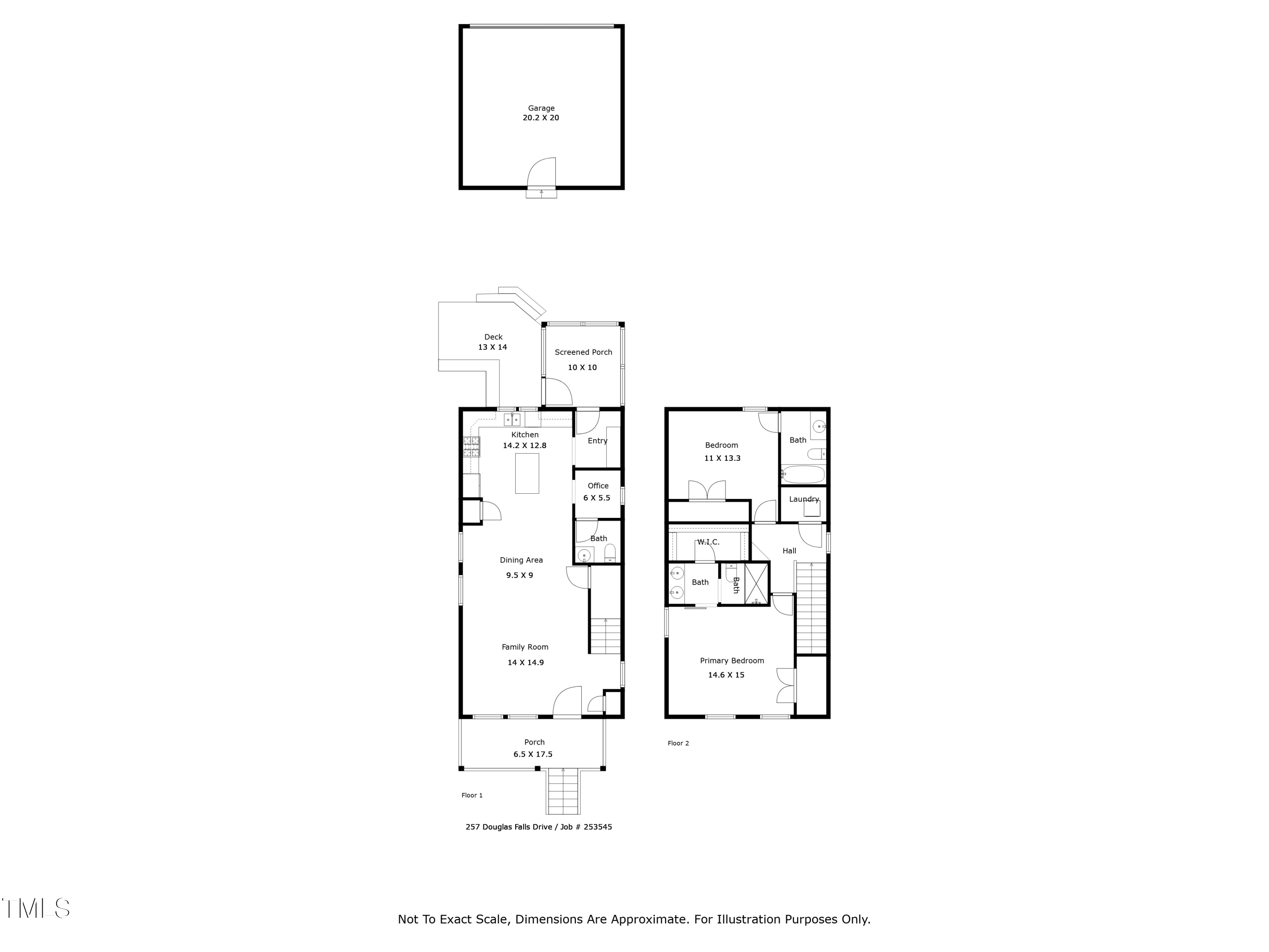 257 Douglas Falls Drive Wendell, NC 27591 - Photo 34 of 34 a picture of a floor plan