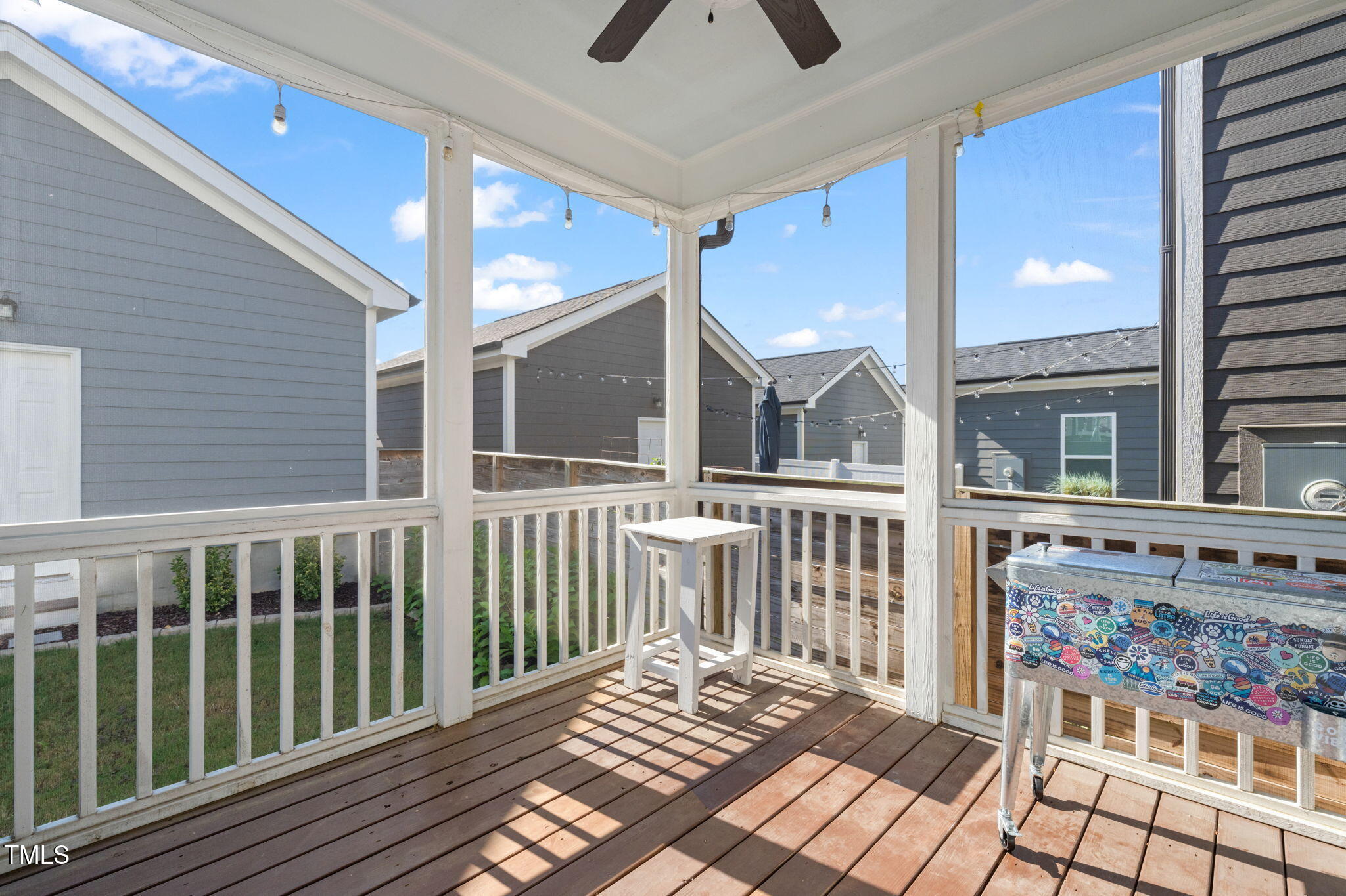257 Douglas Falls Drive Wendell, NC 27591 - Photo 22 of 34 a view of a two chairs in the balcony