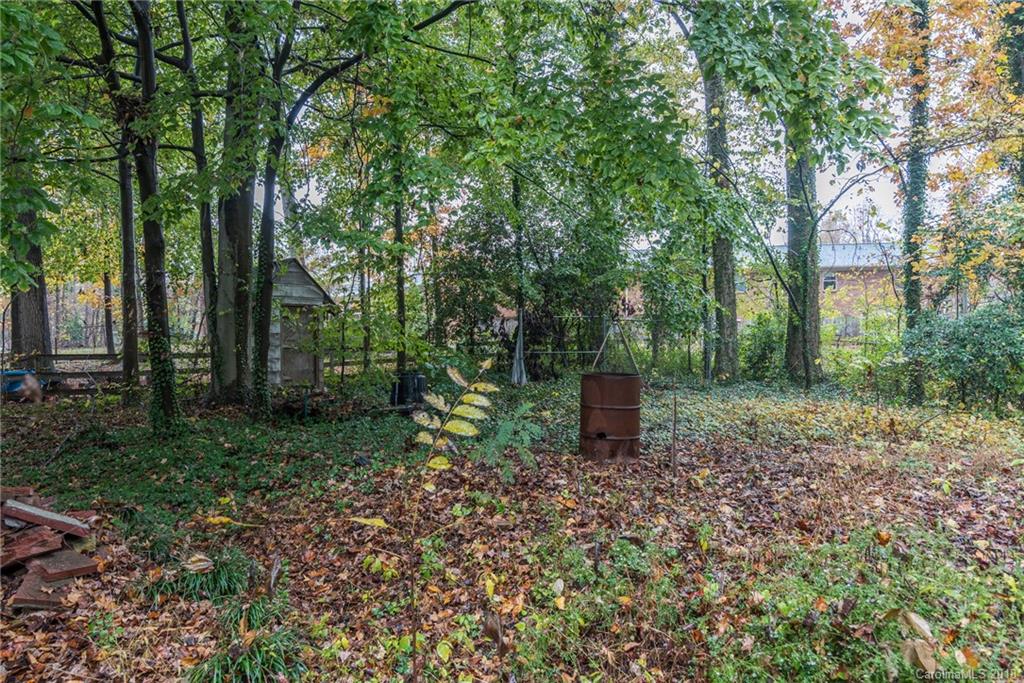 5901 Ruth Drive Charlotte, NC 28215 - Photo 22 of 24 a view of a backyard with large trees