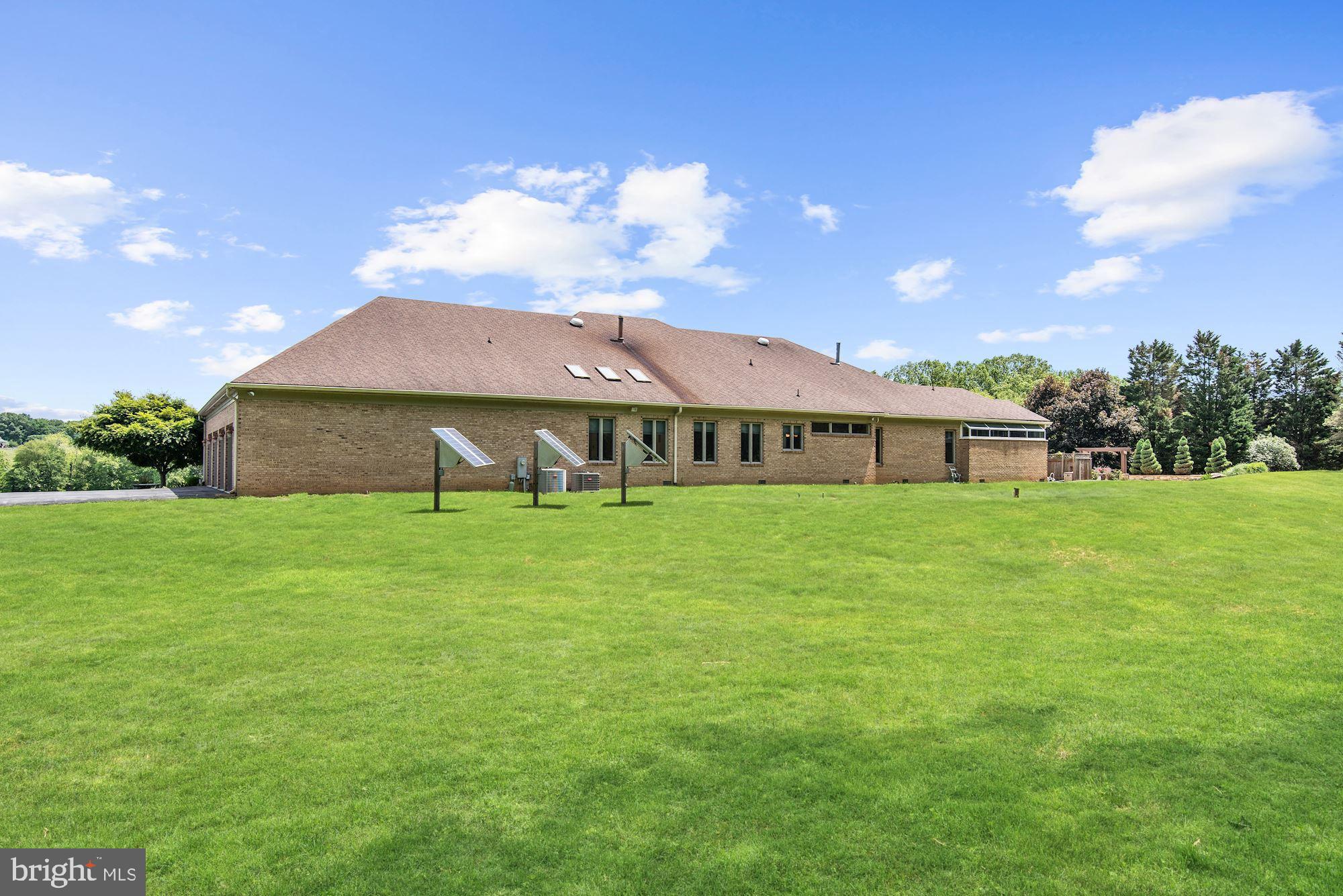13047 Hall Shop Road Highland, MD 20777 - Photo 53 of 58 Rear Elevation and Solar Panels