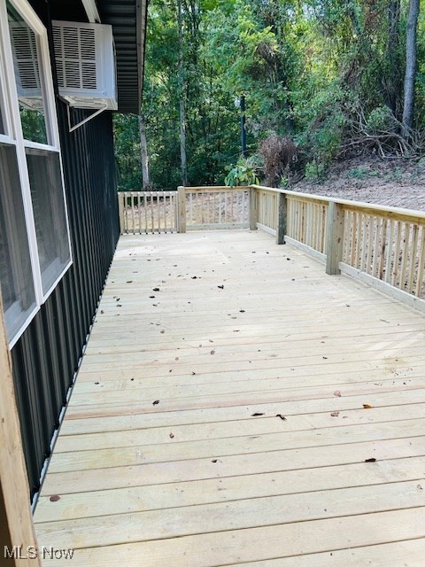 2445 McCord Hill Road Wellsburg, WV 26070 - Photo 32 of 37 Wooden deck with cooling unit